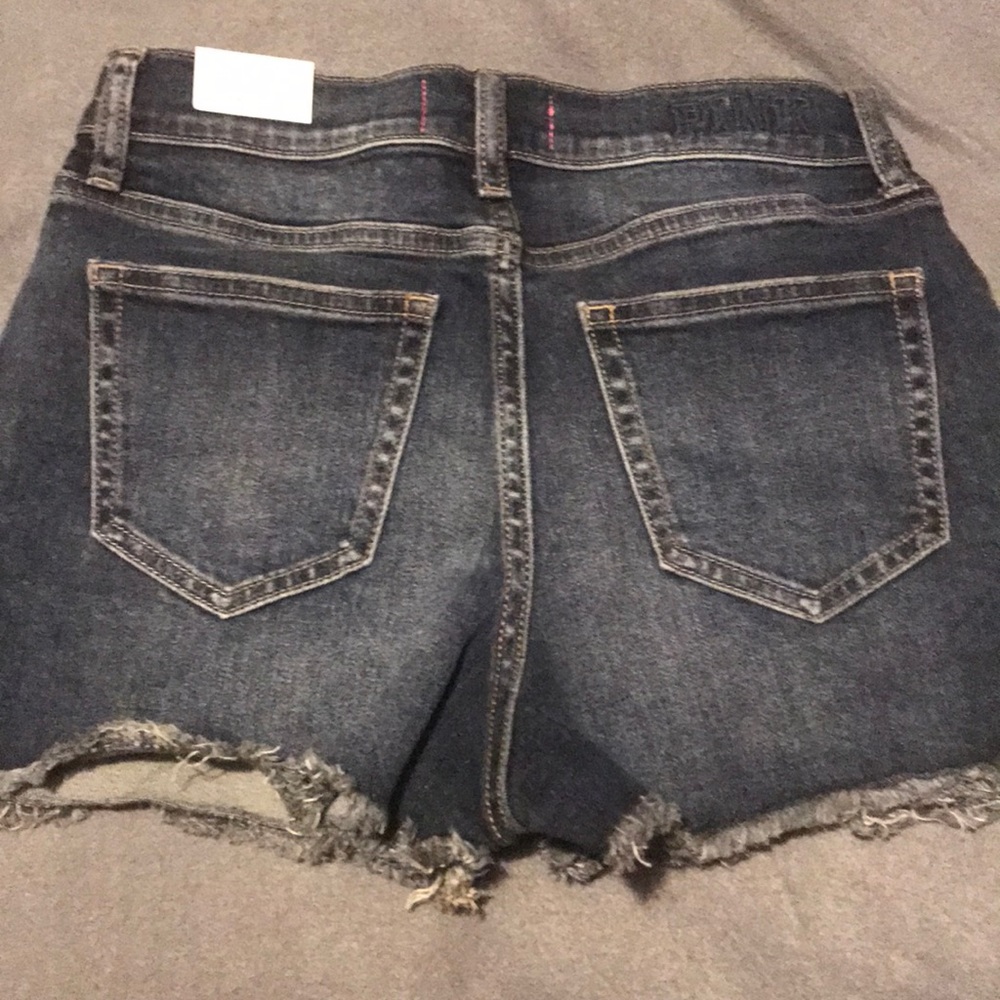 Pink Victoria’s Secret Jean Shorts - Picture 3 of 3